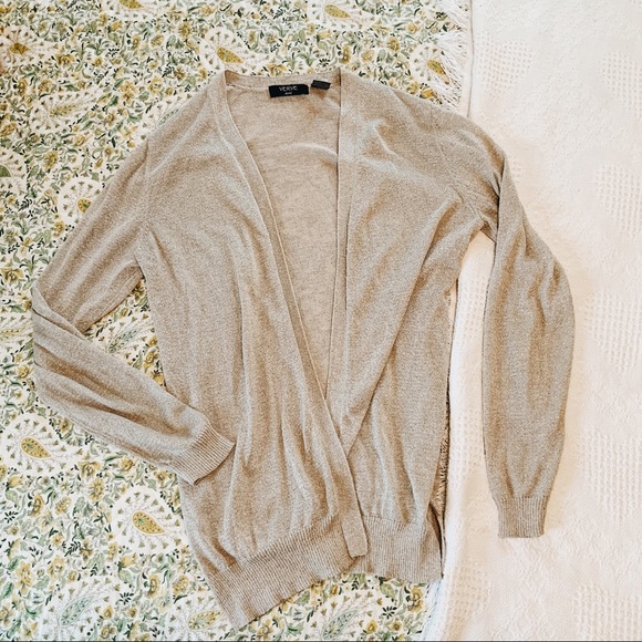 Cream sparkly long and light cardigan - Picture 4 of 4